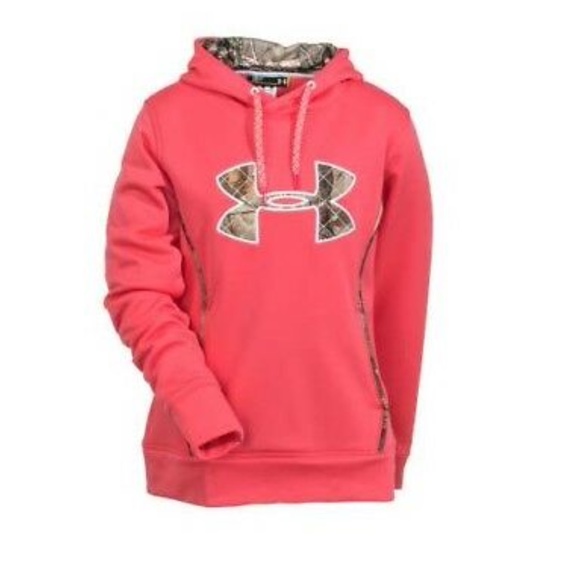 NWT Pink & Camo Under Armour Women's Sweatshirt - Picture 1 of 2
